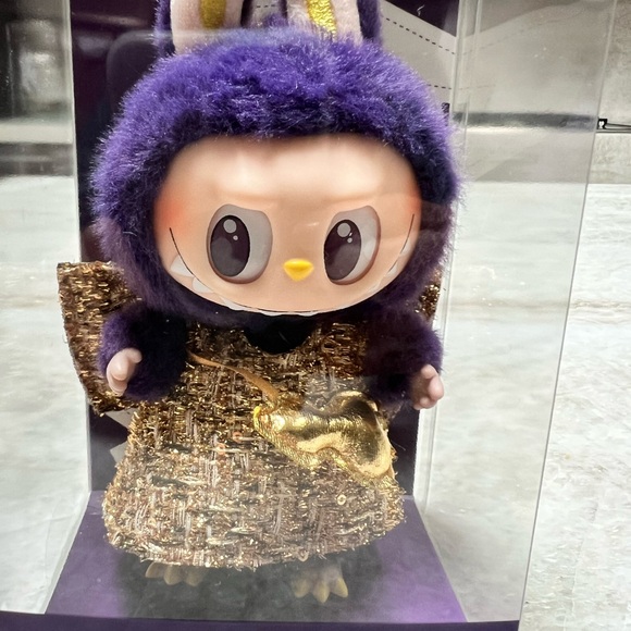 Labubu Purple and Gold Toy